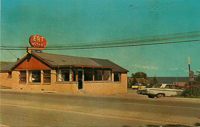 Viteks Restaurant - Old Postcard Photo